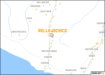 map of Pellejo Chico