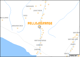 map of Pellejo Grande