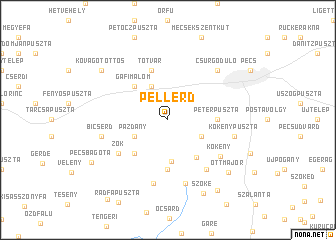 map of Pellérd