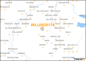 map of Pellescritta