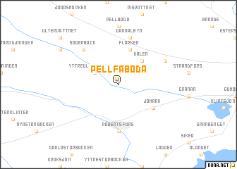 map of Pellfäboda