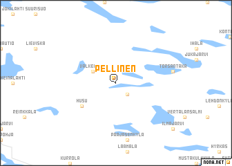 map of Pellinen