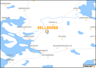 map of Pellonpää