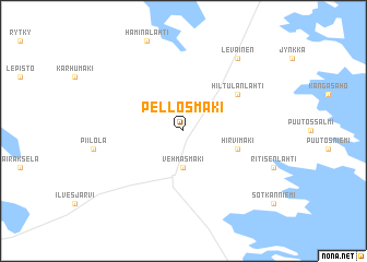 map of Pellosmäki