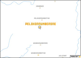 map of Pelokon Number One