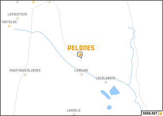 map of Pelones