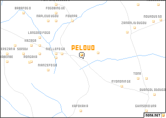 map of Pelouo