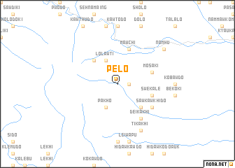 map of Pelo