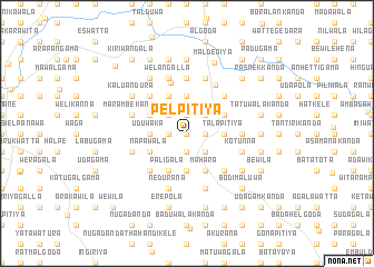 map of Pelpitiya