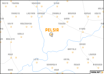 map of Pèlsia