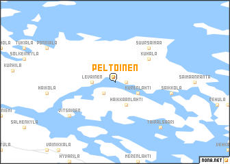 map of Peltoinen