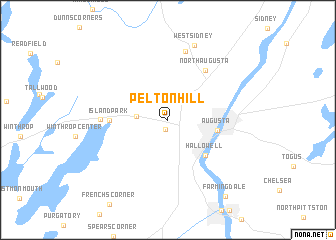 map of Pelton Hill