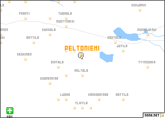 map of Peltoniemi