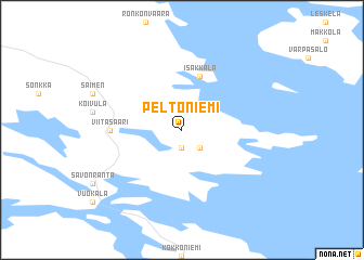 map of Peltoniemi