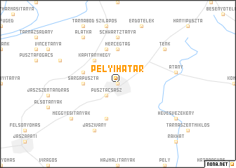 map of Pélyi-határ