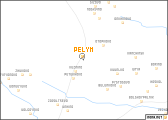 map of Pelym