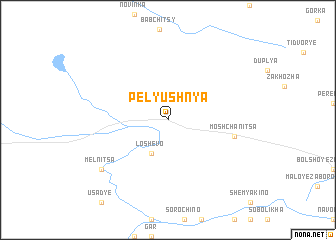 map of Pelyushnya