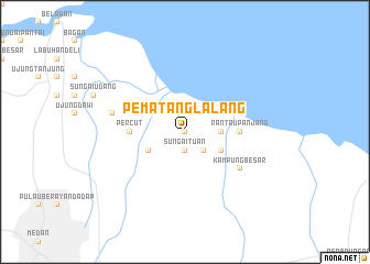 map of Pematanglalang