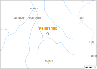 map of Pematang