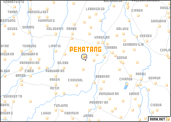 map of Pematang