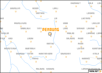 map of Pemaung