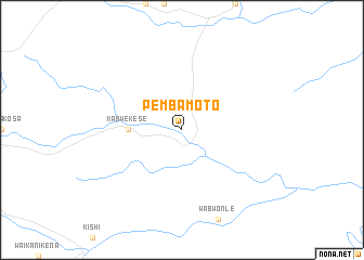 map of Pemba-Moto