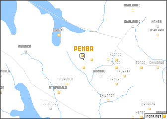 map of Pemba