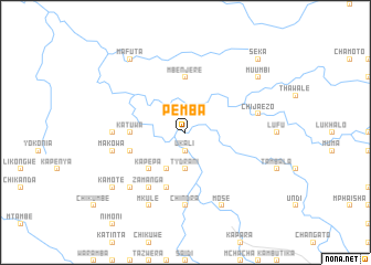 map of Pemba