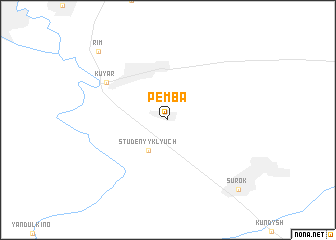 map of Pemba