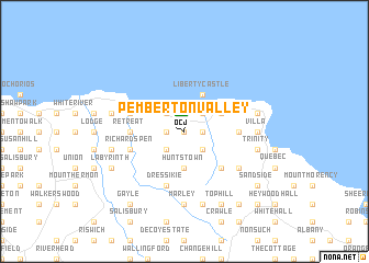 map of Pemberton Valley