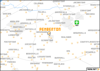 map of Pemberton