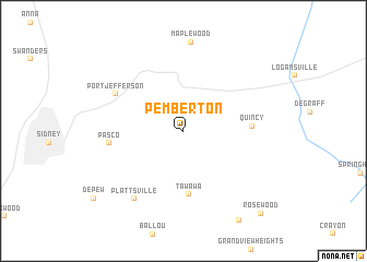 map of Pemberton