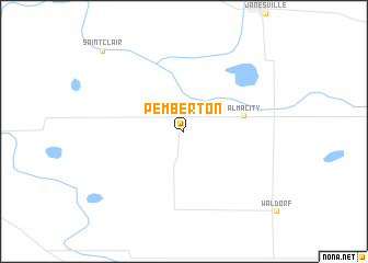 map of Pemberton