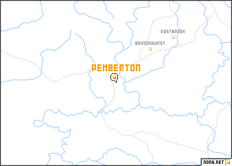 map of Pemberton