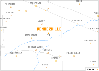 map of Pemberville