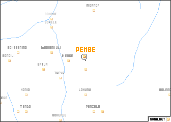 map of Pembe