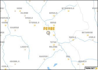 map of Pembe