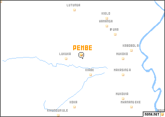 map of Pembe