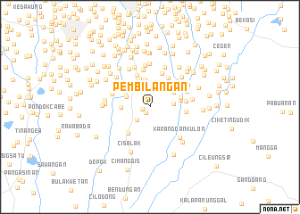 map of Pembilangan