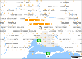 map of Pembroke Hall