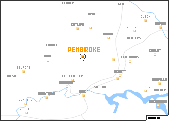 map of Pembroke