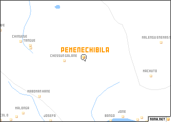 map of Pemene Chibila