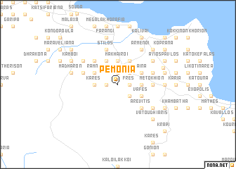 map of Pemónia