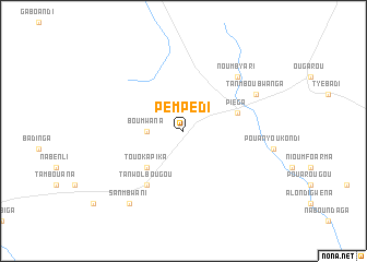 map of Pèmpédi