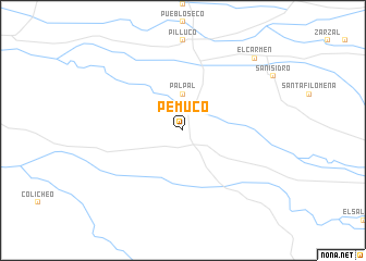 map of Pemuco
