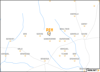 map of Pèm