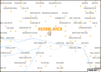 map of Peñablanca