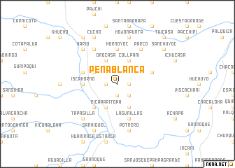 map of Peña Blanca