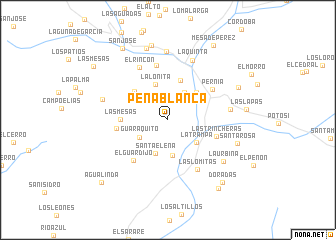 map of Peña Blanca