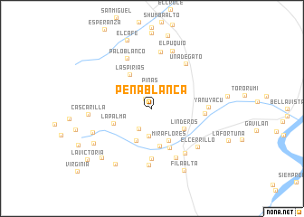 map of Peña Blanca